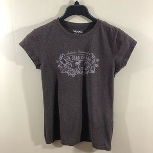 Brown San Juan Island Cotton T-Shirt